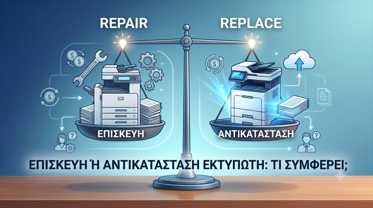 Επισκευή ή αντικατάσταση εκτυπωτή: τι συμφέρει μια επιχείρηση;